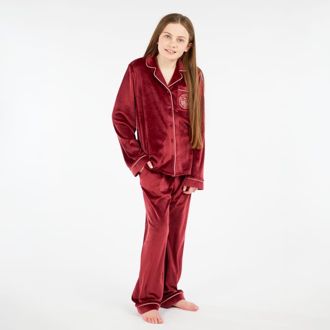 Burgundy Polar Express Older Kids Pyjamas