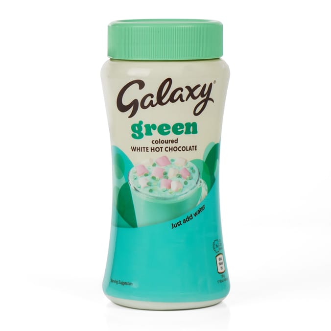 Galaxy Green Coloured White Hot Chocolate 300g