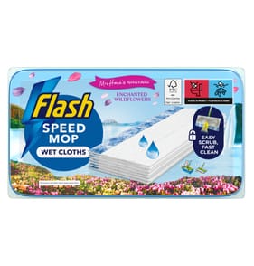 Flash Mrs Hinch's Spring Edition Speedmop Floor Cleaning Wipes - Enchanted Wildflowers