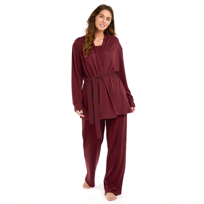 Jeff & Co By Jeff Banks Ladies Burgundy 3 Pieces Set