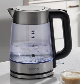 Pifco Illuminating Glass Cordless Kettle 1.7l