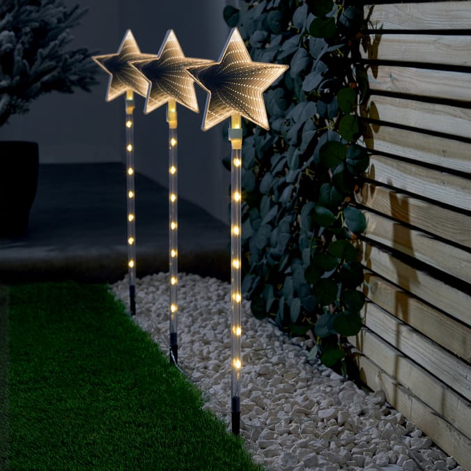 Prestige Mains Operated LED Infinity Stake Lights