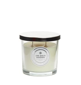 2 Wick Lime, Basil & Mandarin Candle