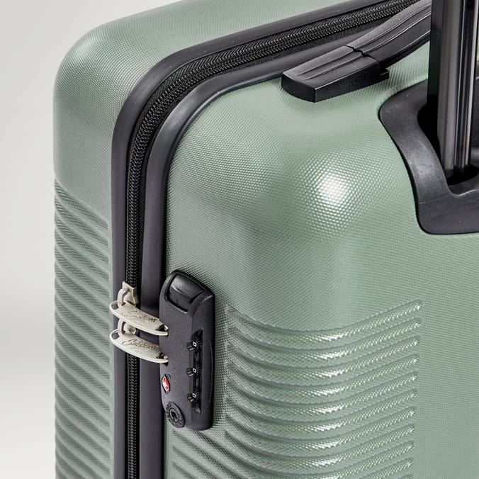 Salisburys Hard Shell Lisbon Expandable Suitcase - Green