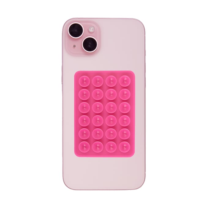 Pink Suction Phone Holder 2 Pack