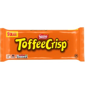 Toffee Crisp Bar 9 Pack Multipack 279g