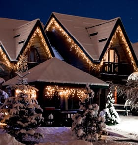 Prestige Mains Operated 1000 LED Gutter Icicle Lights - Warm White
