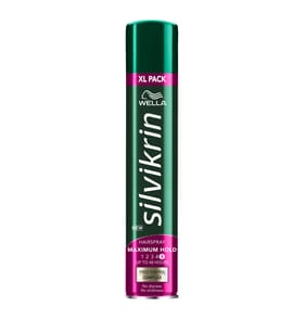 Wella Silvikrin Maximum Hold Hairspray 500ml