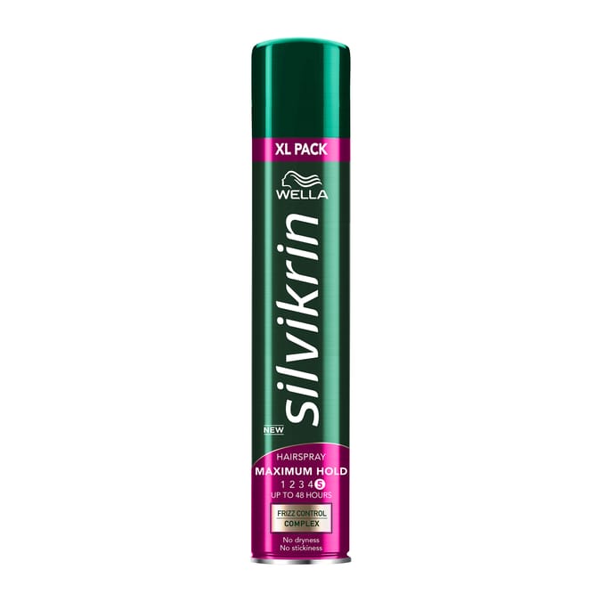 Wella Silvikrin Maximum Hold Hairspray 500ml