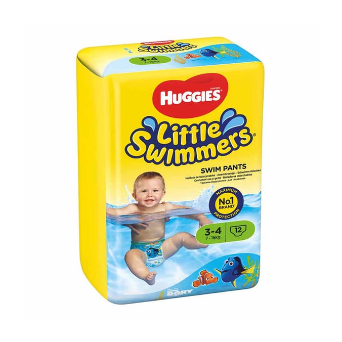 Huggies Little Swimmers Swim Pants 12s - Size 3-4