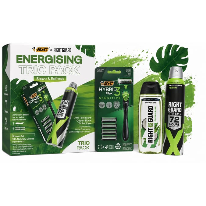Bic & Right Guard Energising Gift Set
