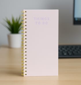  Stationery Store Things To Do Notebook - Pink