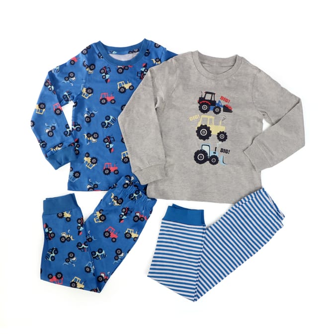 Originals Kids Long Top & Bottoms Pyjama Set 2 Pack