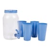 The Outdoor Living Collection Drink Dispenser with 4 Cups