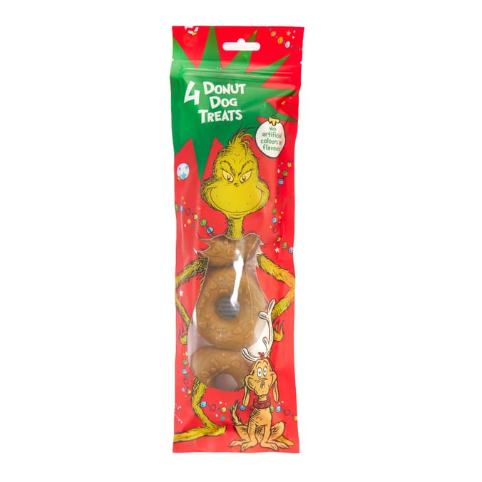 The Grinch Donut Dog Treats 4 Pack