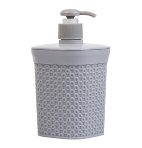 Diamond Soap Dispenser - Light Grey