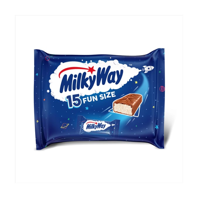 Milky Way 15 Chocolate Fun Size Bars Multipack 250g