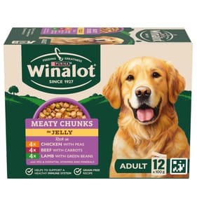 Winalot Meaty Chunks Mixed in Jelly Wet Dog Food 100g x12
