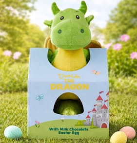 Duncan The Dragon With Milk Chocolate Easter Egg 50g
