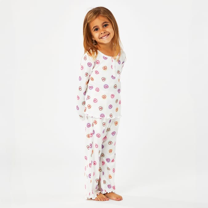 Swizzles Younger Kids Pointelle Pyjamas