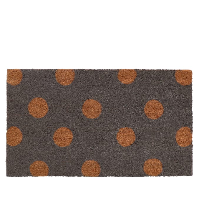 Home Collections Printed Pattern Coir Matt - Dots