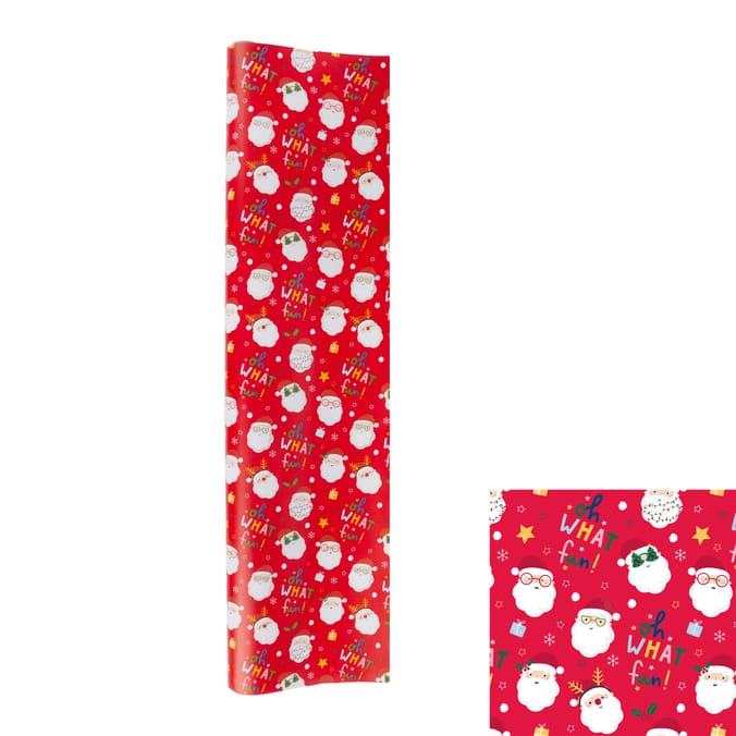 Sleigh Bells 12Metre Wrapping Paper