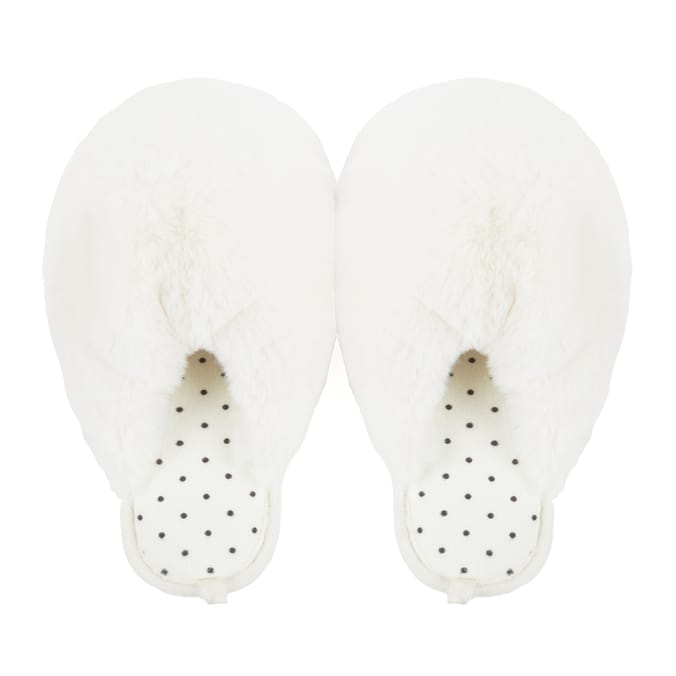 Originals Ladies Cream Fur Cloud Slippers