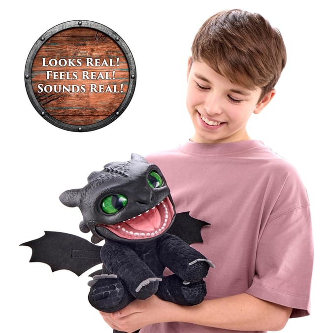 How To Train Your Dragon Puppetronic RealFX Interactive Figure - Toothless