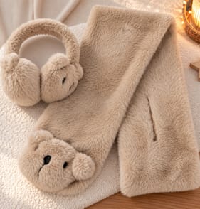 Originals Kids Teddy Earmuffs & Scarf