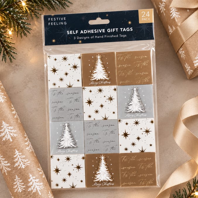 Festive Feeling Luxury Self Adhesive Gift Tags