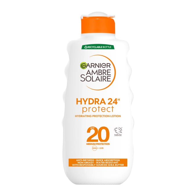 Garnier Ambre Solaire Hydra 24 Hour Protect Hydrating Lotion 200ml - SPF 20