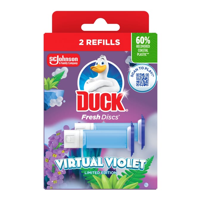 Duck Fresh Disc Twin Refill Virtual-Violet 2x 36ml