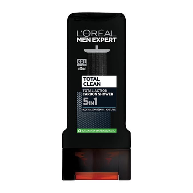 L'Oreal Men Expert Total Clean Shower Gel Large 400ml