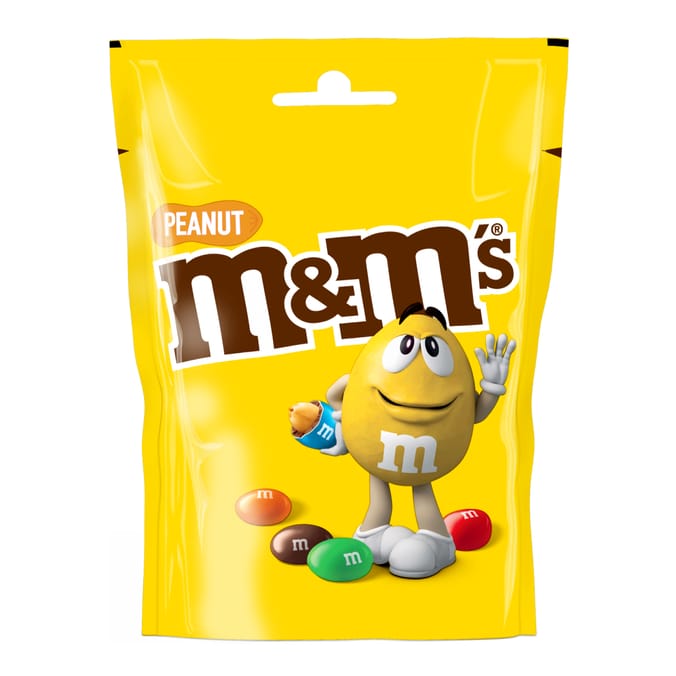 M&M's Peanut Chocolate Pouch Bag 112g