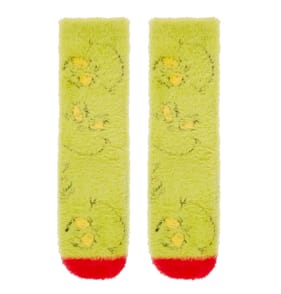 Grinch Adult Cosy Socks Sizes 3-7