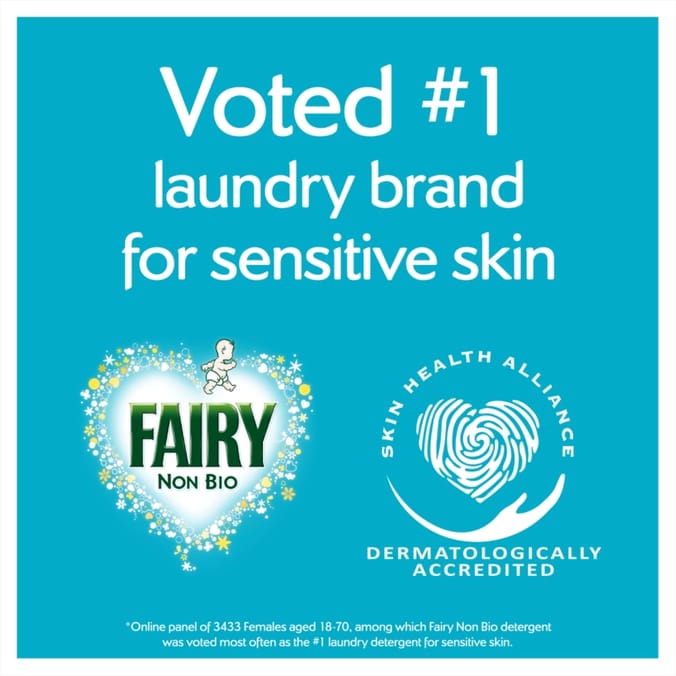 Fairy Non Bio Washing Powder 3kg 50 Washes