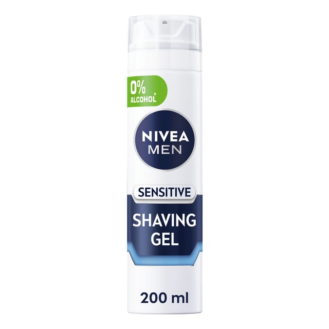 Nivea Men Ultra Glide Shaving Gel 200ml - Sensitive 0% Alcohol