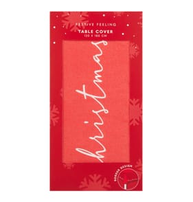Festive Feeling Table Cover - Red