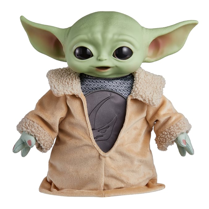 Star Wars The Mandalorian Din Grogu Plush Soft Doll with Hard Head 11-inch