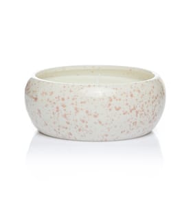 The Outdoor Edit Citronella Ceramic Candle Jar - Pink 