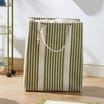 Stripe Canvas Laundry Bag