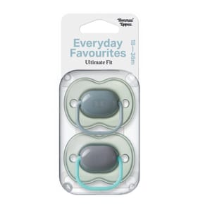 Tommee Tippee Everyday Favourites Ultimate Fits Soother 18-36 Months - Grey