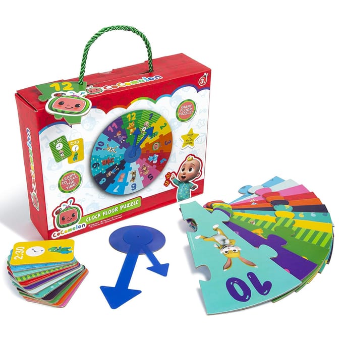 Cocomelon Clock Floor Puzzle