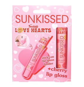 Sunkissed Swizzels Love Hearts Lip Gloss & Holder
