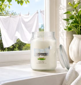 Wickford & Co Scented Candle 18oz - Clean Linen