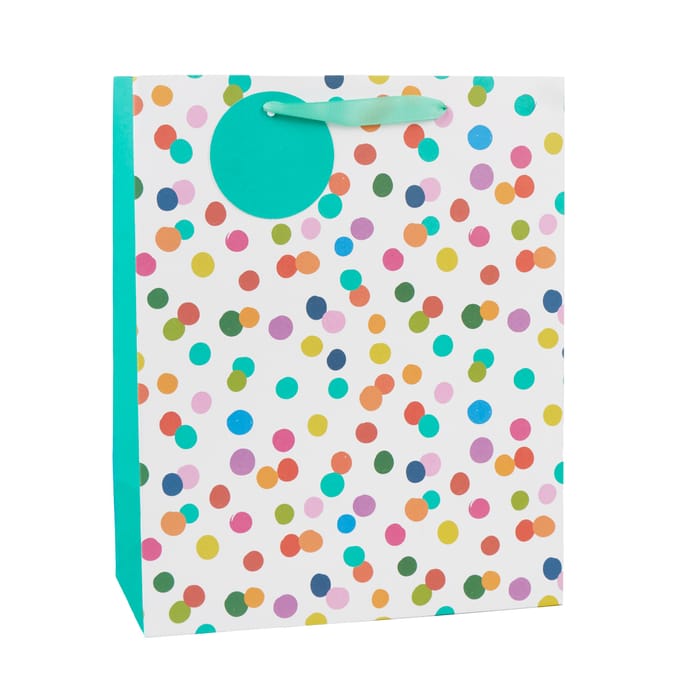 Let's Party Multi Colour Spots Gift Bag