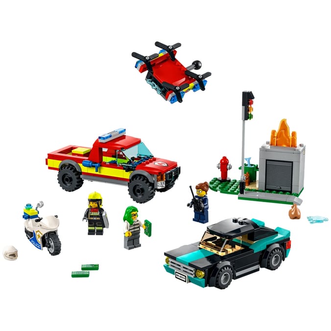 LEGO City Fire Rescue & Police Chase 60319