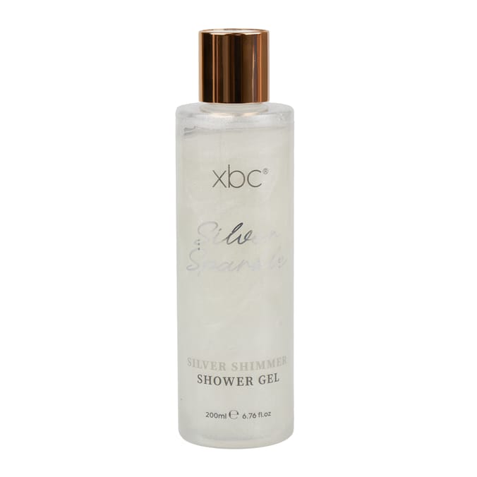  XCB Silver Shimmer Shower Gel 200ml - Silver Sparkle 