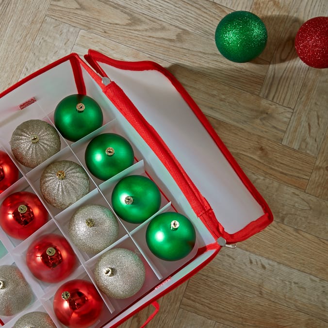 Festive Feeling Ornament Storage Bag 