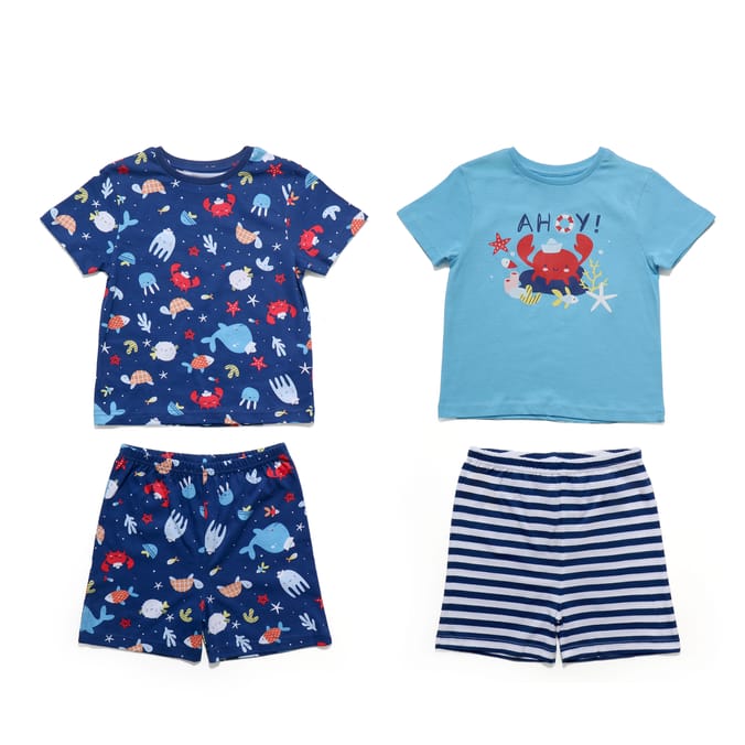 Originals Kids Short Sleeve & Shorts Pyjama Set 2 Pack